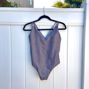 Pacsun One Piece Plaid Swimsuit